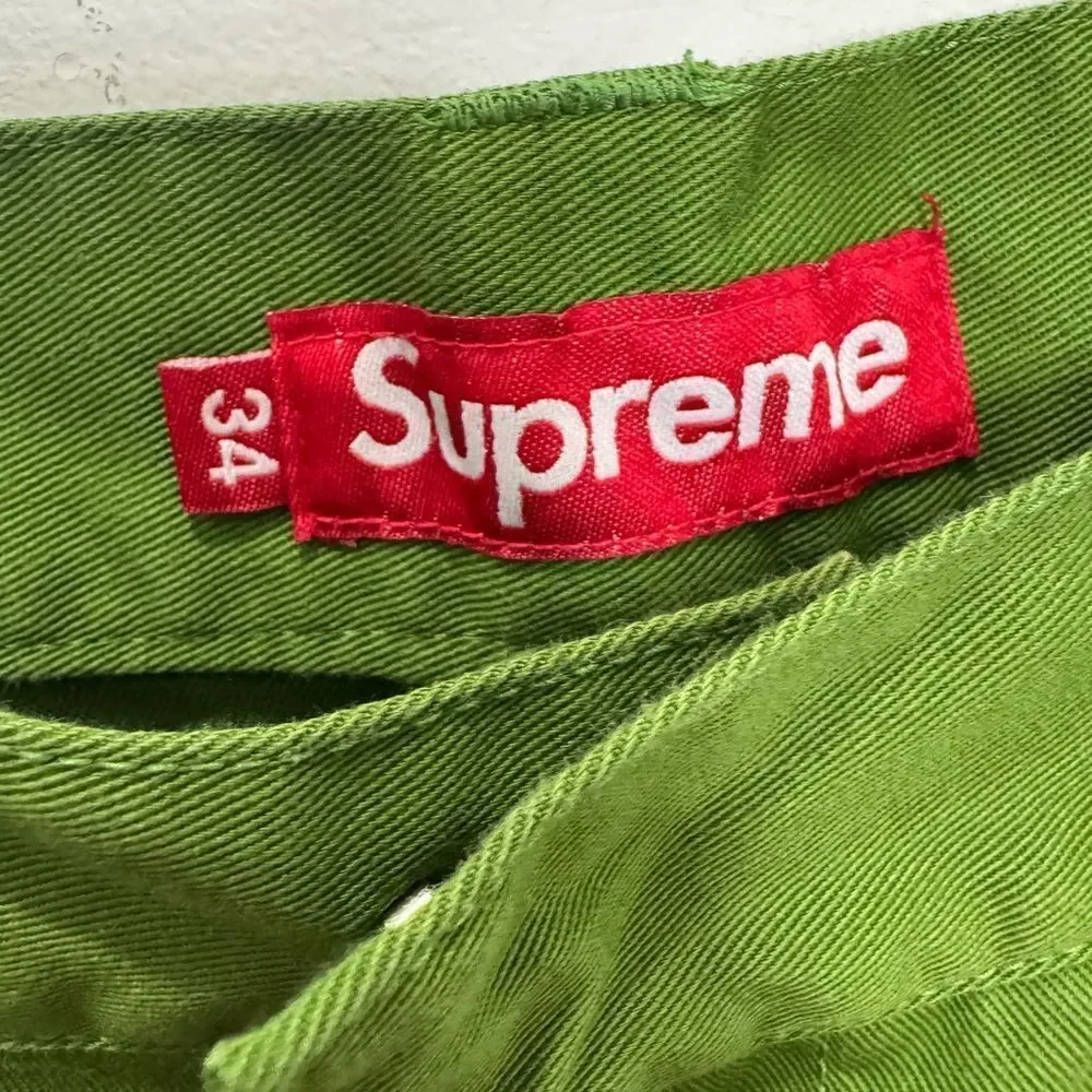 NEW SUPREME as Work Pants in dark green
